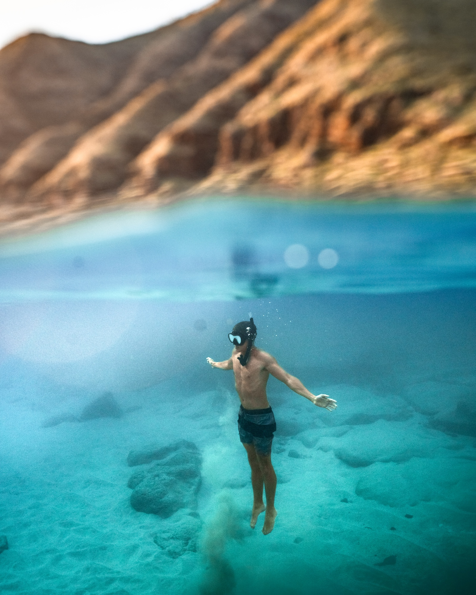 Snorkeling at an all-inclusive resort