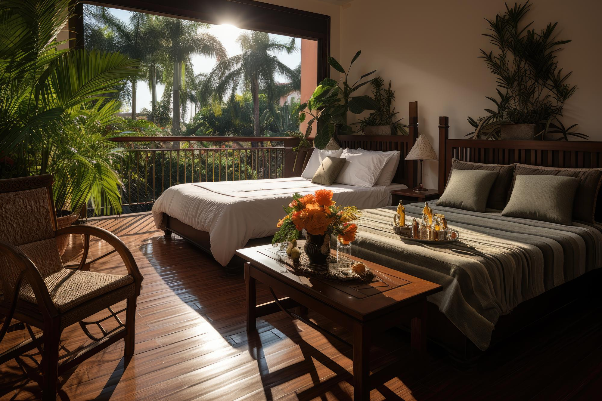 All-inclusive resort suite